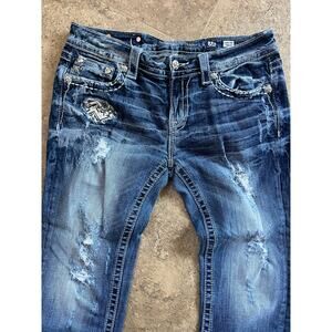 Miss Me Signature Cropped denim jeans, Stretch, Women's size 31